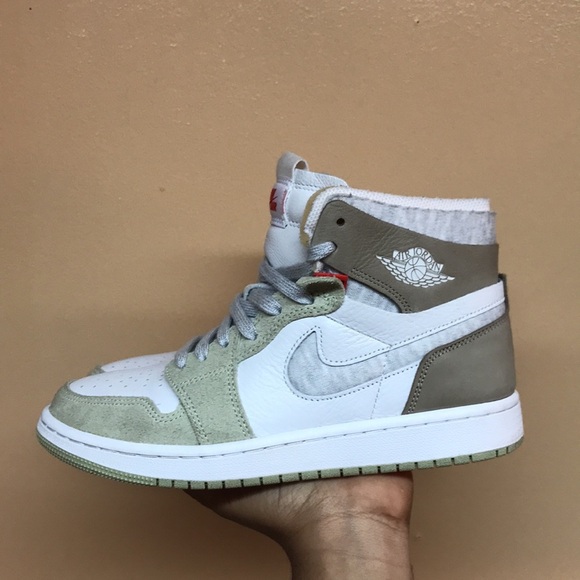 Air Jordan 1 High Zoom CMFT “Olive Aura” - Picture 3 of 17